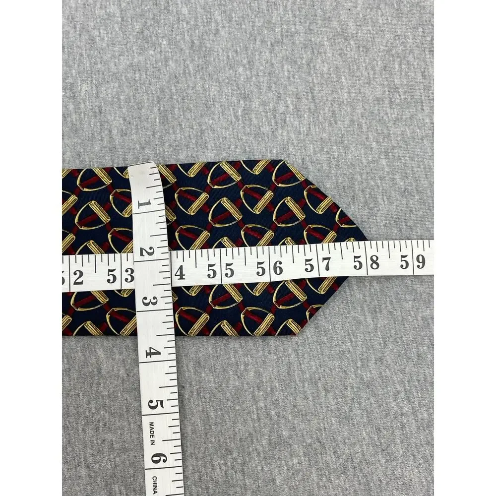 Brooks Brothers Makers Tie Men Geometric 100% Silk 3.5